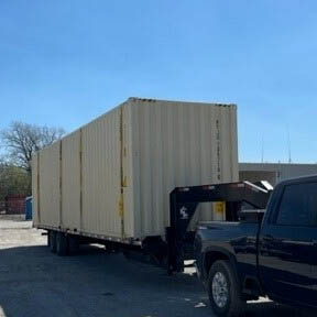 20' standard shipping container