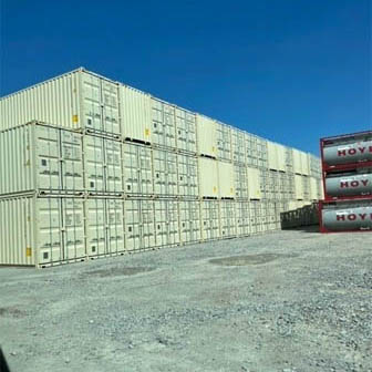 20-foot high cube containers